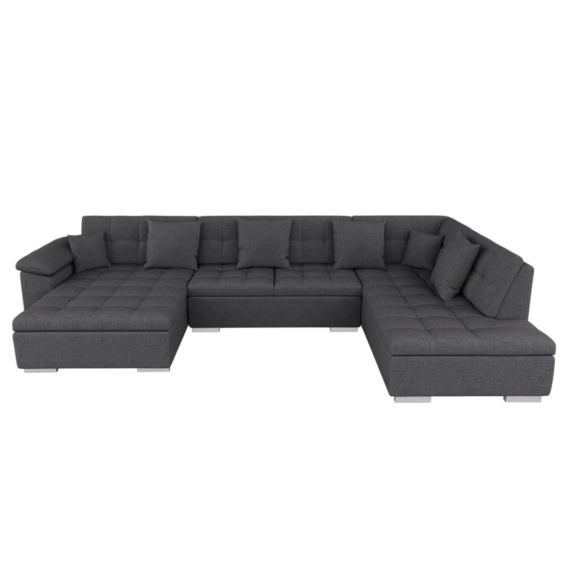 Ecksofa ARIA links anthrazit