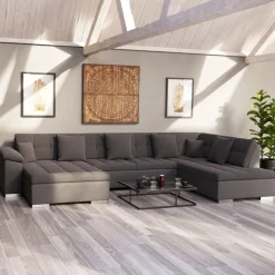 Ecksofa ARIA links anthrazit