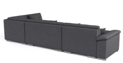 Ecksofa ARIA links anthrazit