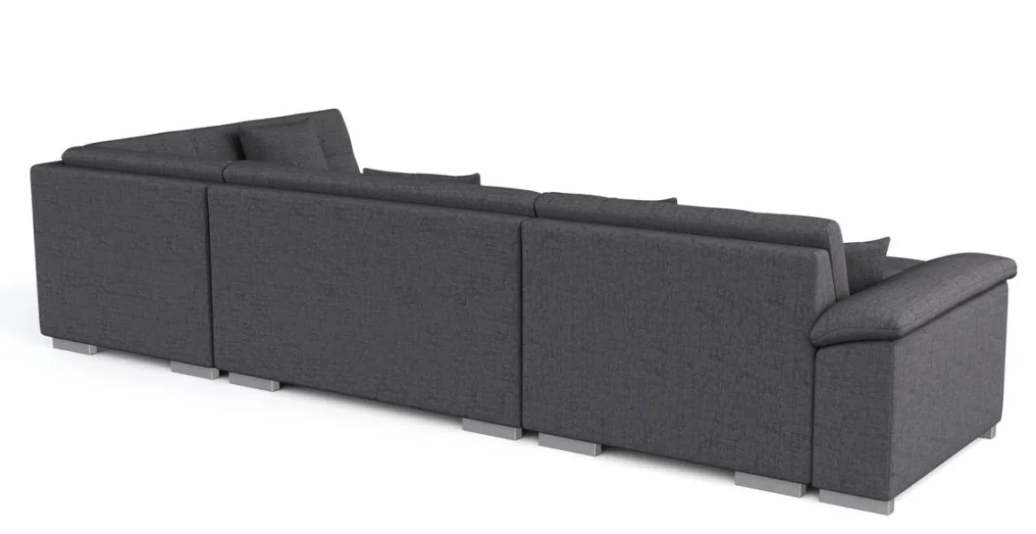 Ecksofa ARIA links anthrazit