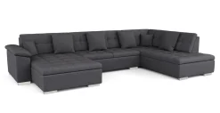 Ecksofa ARIA links anthrazit