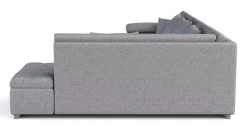 Ecksofa ARIA links grau