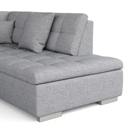 Ecksofa ARIA links grau