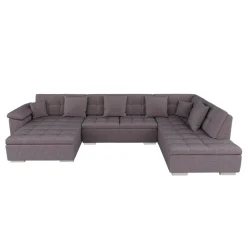 Ecksofa ARIA links taupe