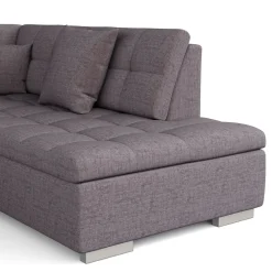 Ecksofa ARIA links taupe