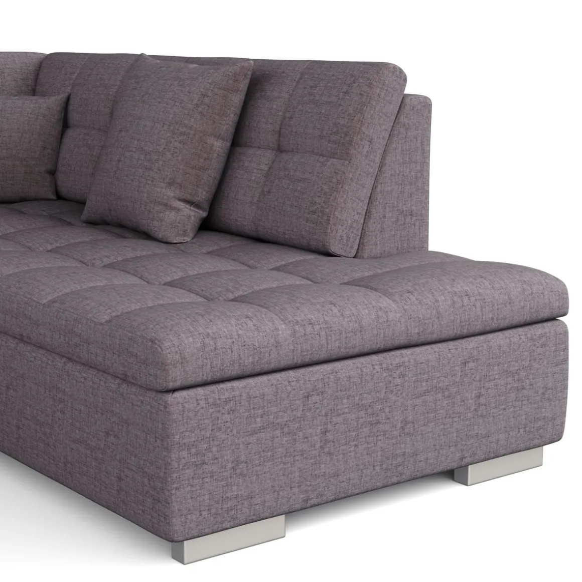 Ecksofa ARIA links taupe