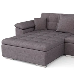 Ecksofa ARIA links taupe