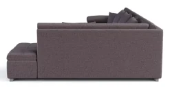 Ecksofa ARIA links taupe