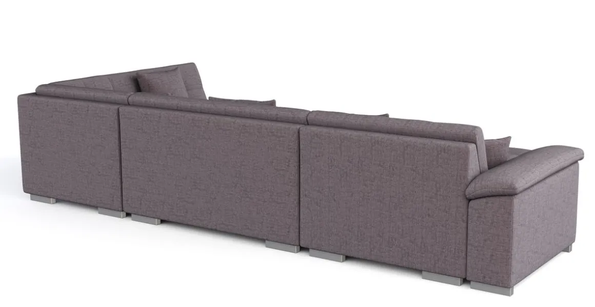 Ecksofa ARIA links taupe