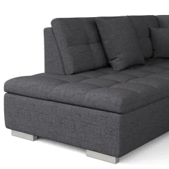 Ecksofa ARIA rechts anthrazit