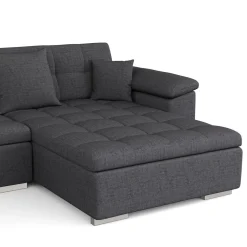 Ecksofa ARIA rechts anthrazit
