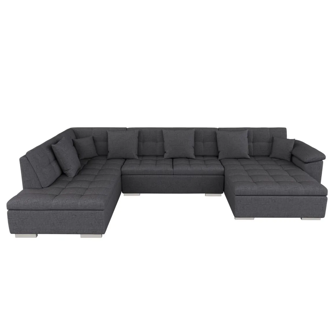 Ecksofa ARIA rechts anthrazit