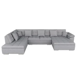 Ecksofa ARIA rechts grau