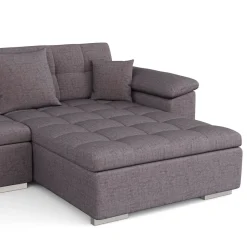 Ecksofa ARIA rechts taupe