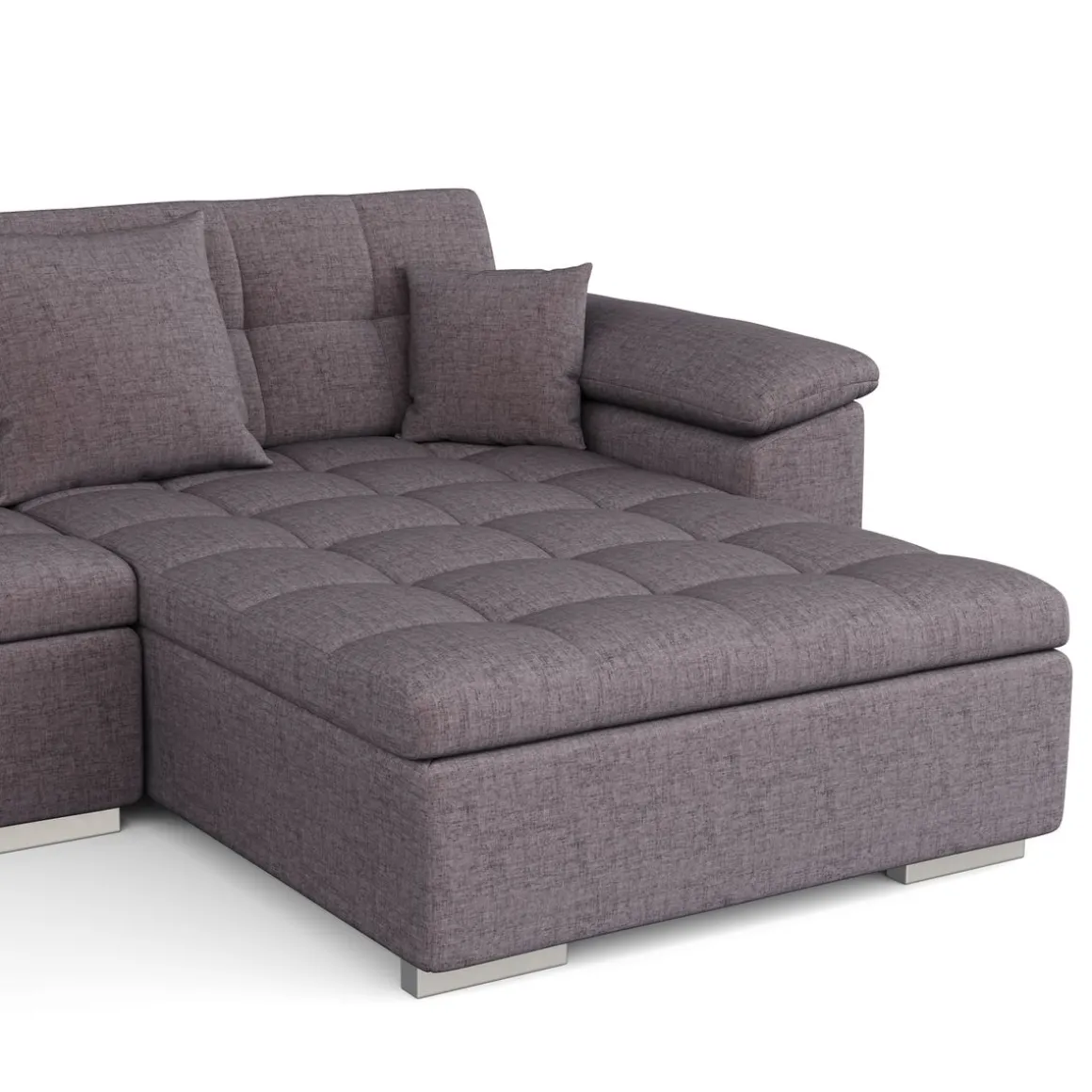 Ecksofa ARIA rechts taupe