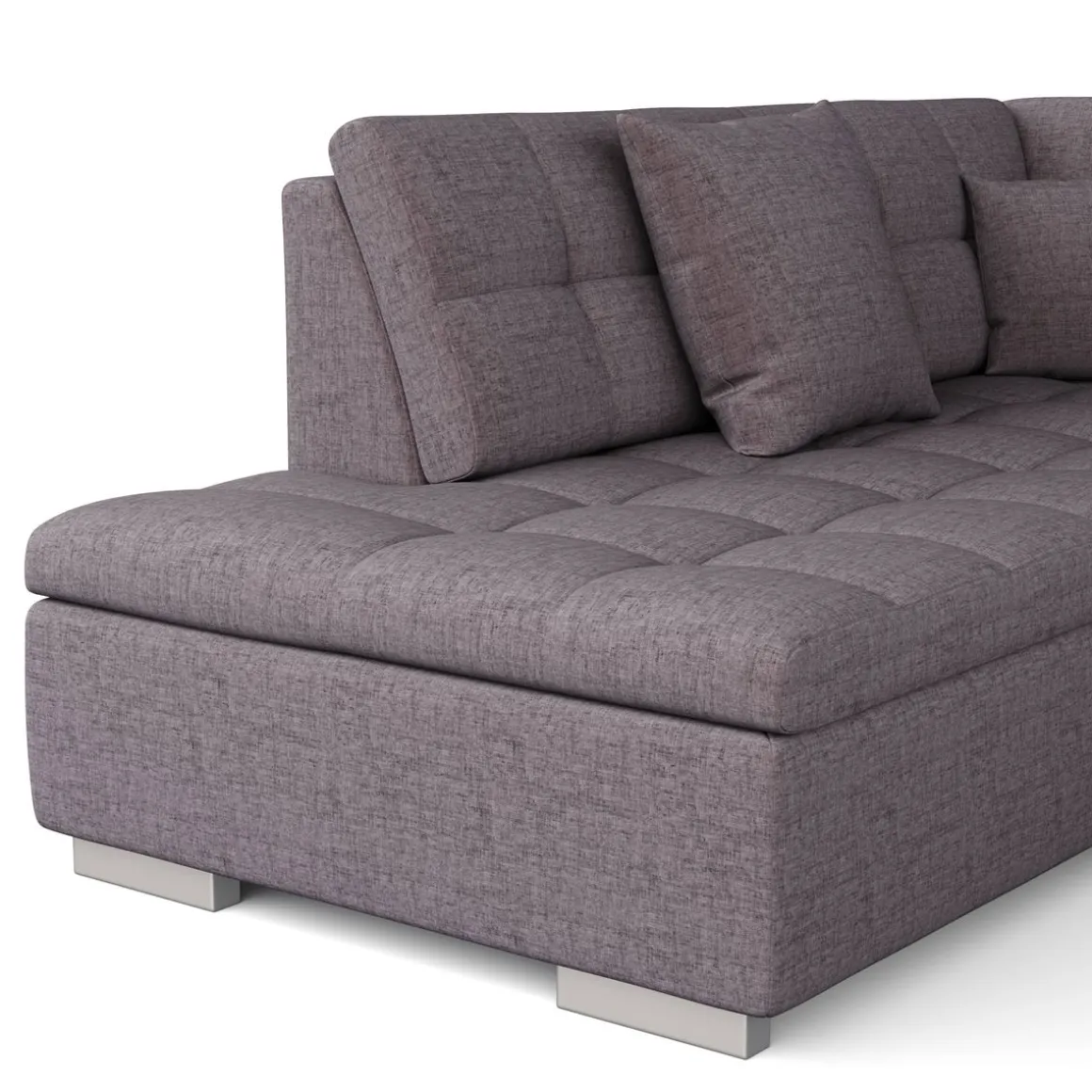 Ecksofa ARIA rechts taupe