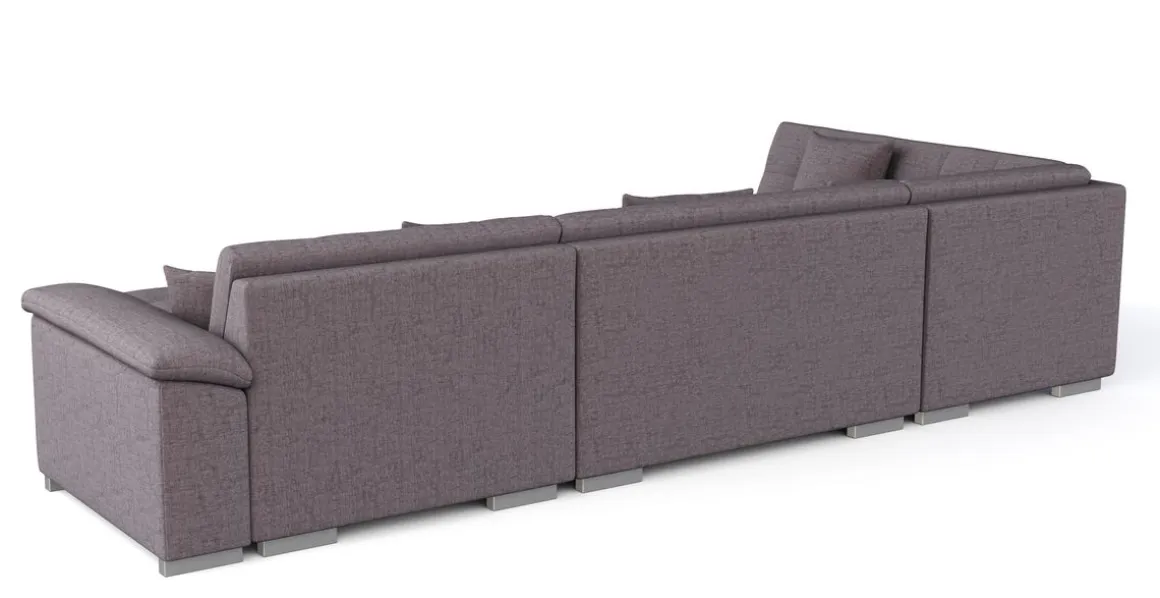 Ecksofa ARIA rechts taupe