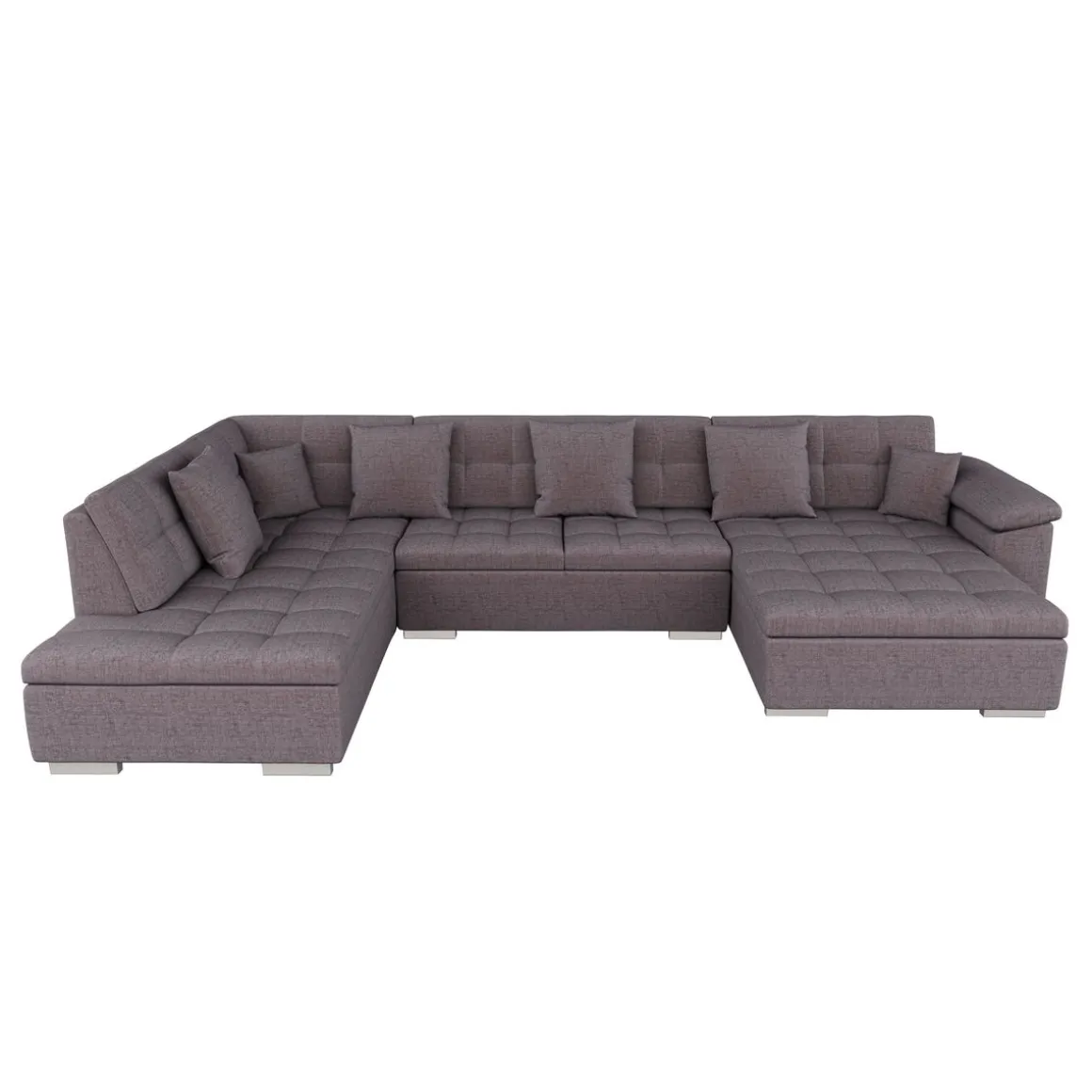 Ecksofa ARIA rechts taupe