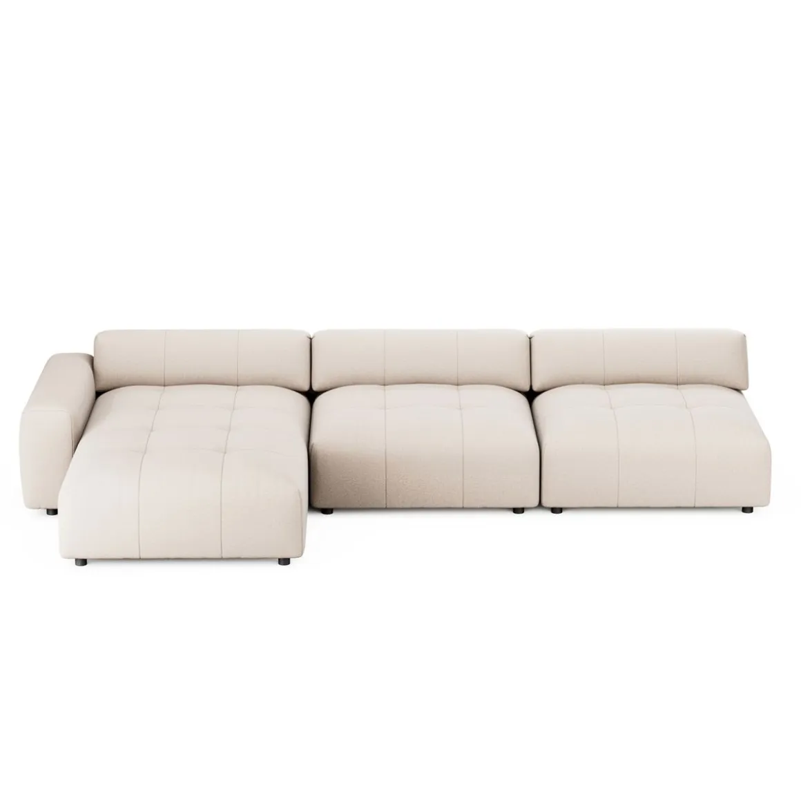 Ecksofa BONNIE links beige