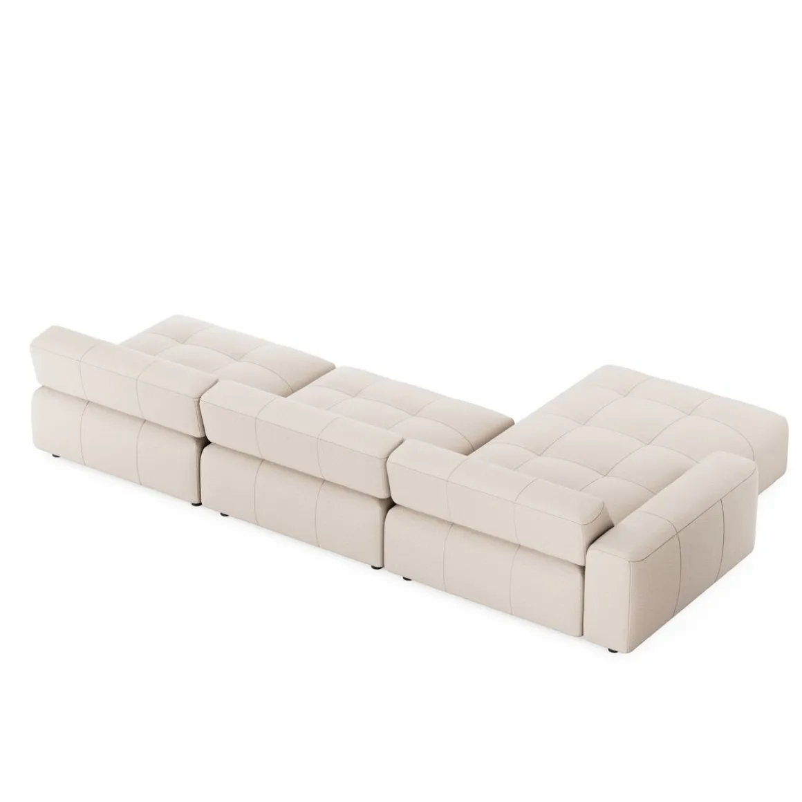 Ecksofa BONNIE links beige