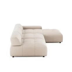 Ecksofa BONNIE rechts beige