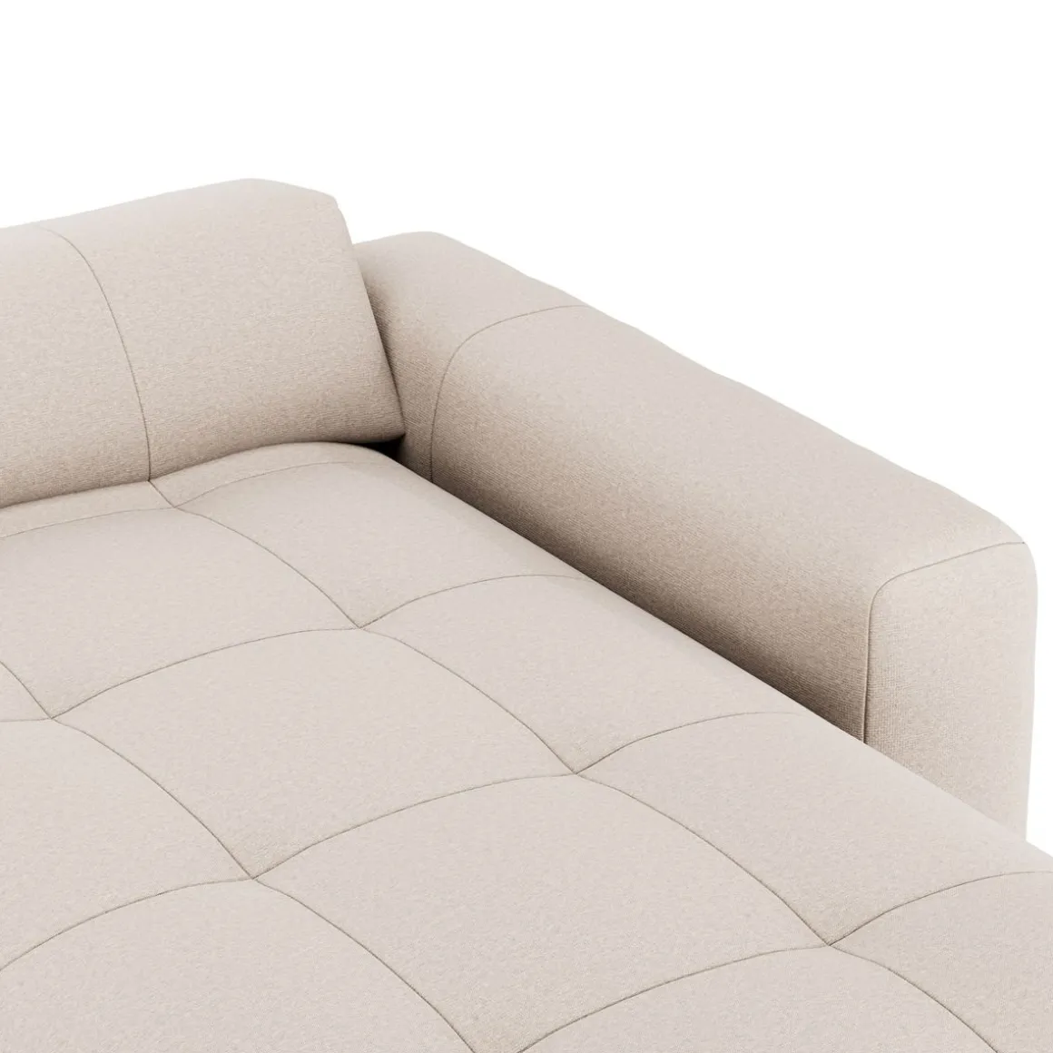 Ecksofa BONNIE rechts beige