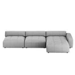Ecksofa BONNIE rechts grau