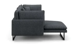 Ecksofa Bouclé MARISA links anthrazit