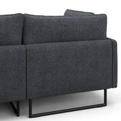 Ecksofa Bouclé MARISA links anthrazit