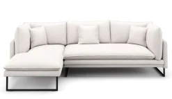 Ecksofa Bouclé MARISA links creme
