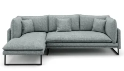 Ecksofa Bouclé MARISA links grau