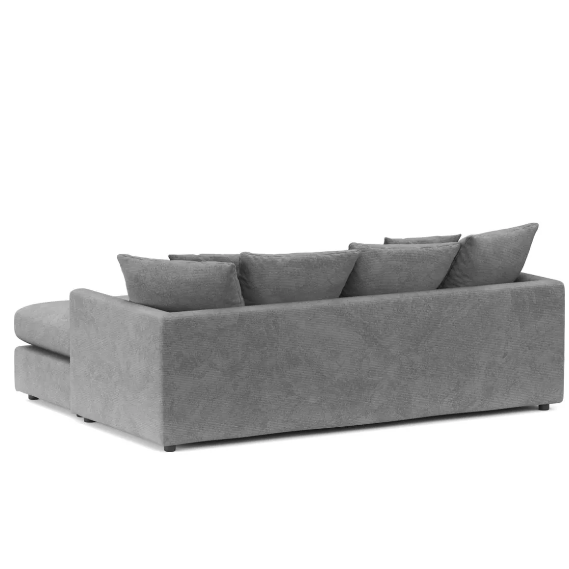 Ecksofa Cord ILONA anthrazit