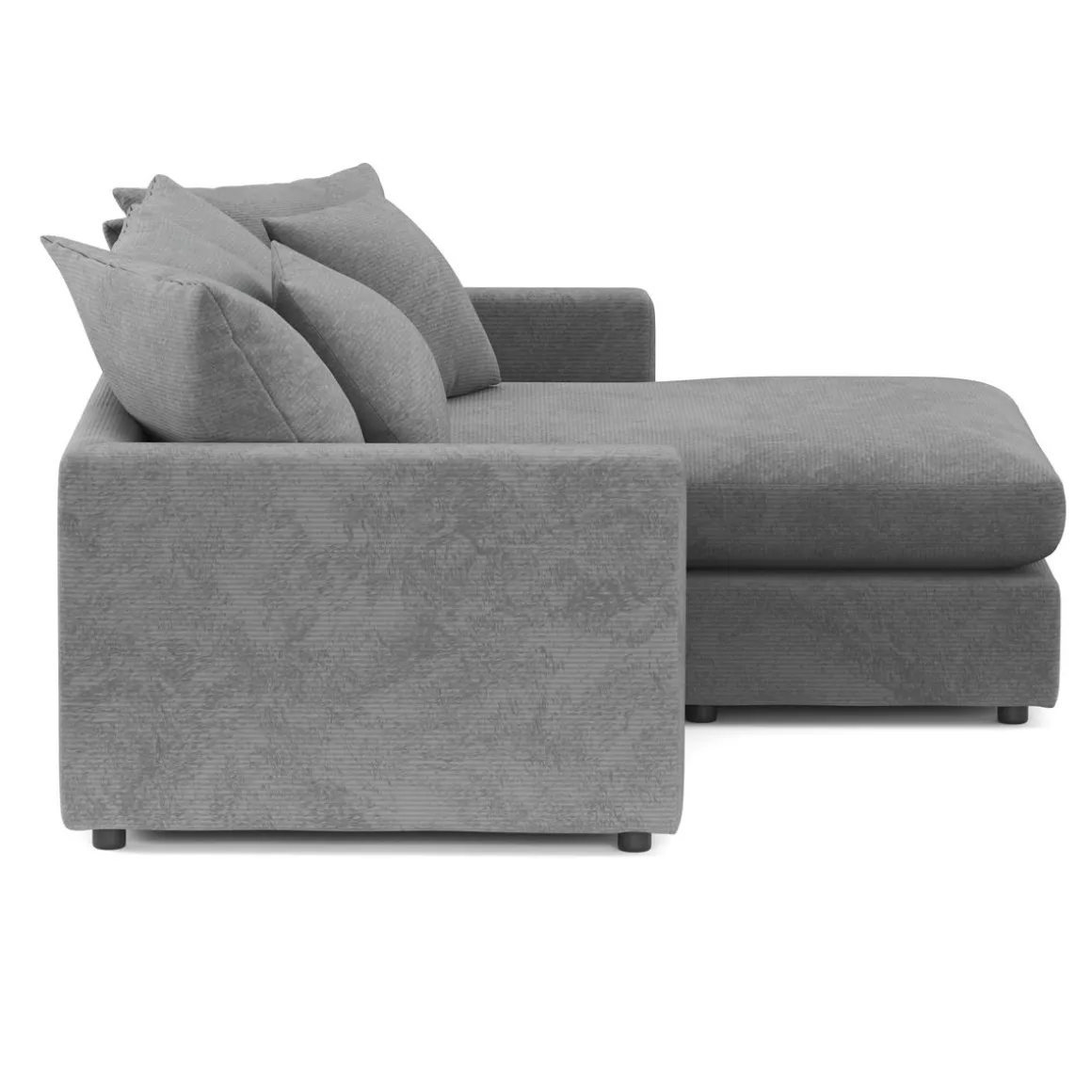 Ecksofa Cord ILONA anthrazit
