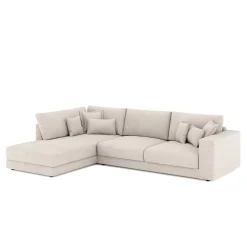 Ecksofa Cord TARJA links beige