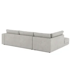 Ecksofa Cord TARJA links hellgrau