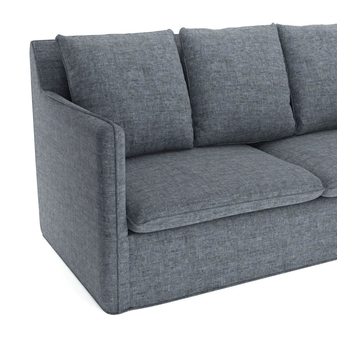 Ecksofa DINA rechts anthrazit