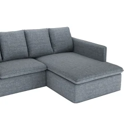 Ecksofa DINA rechts anthrazit