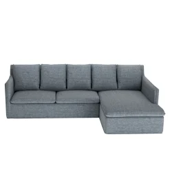 Ecksofa DINA rechts anthrazit