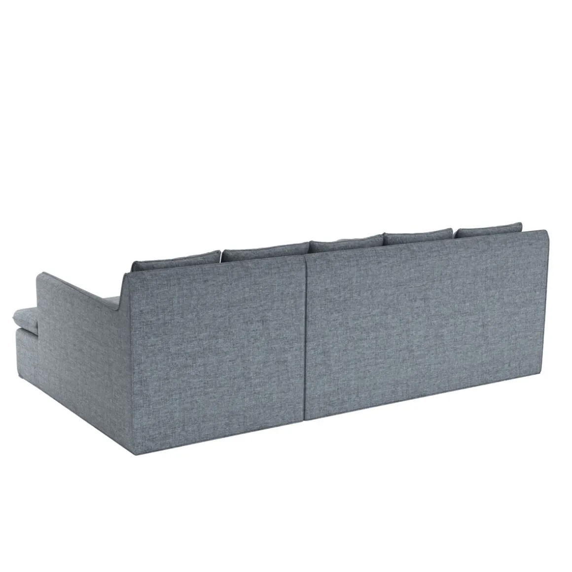 Ecksofa DINA rechts anthrazit