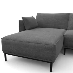 Ecksofa ELVIS links anthrazit