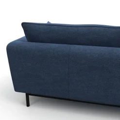Ecksofa ELVIS links blau