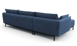 Ecksofa ELVIS links blau