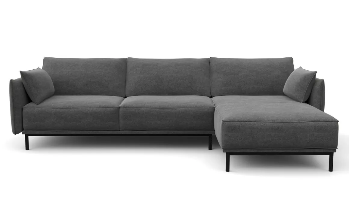 Ecksofa ELVIS rechts anthrazit