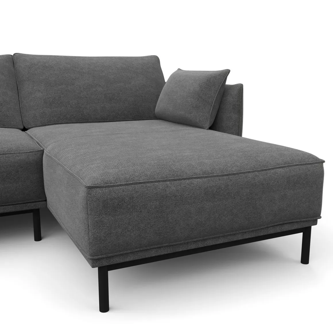 Ecksofa ELVIS rechts anthrazit