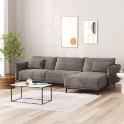 Ecksofa ELVIS rechts anthrazit