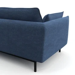 Ecksofa ELVIS rechts blau