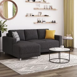 Ecksofa ERIN links anthrazit