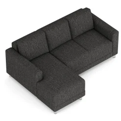 Ecksofa ERIN links anthrazit