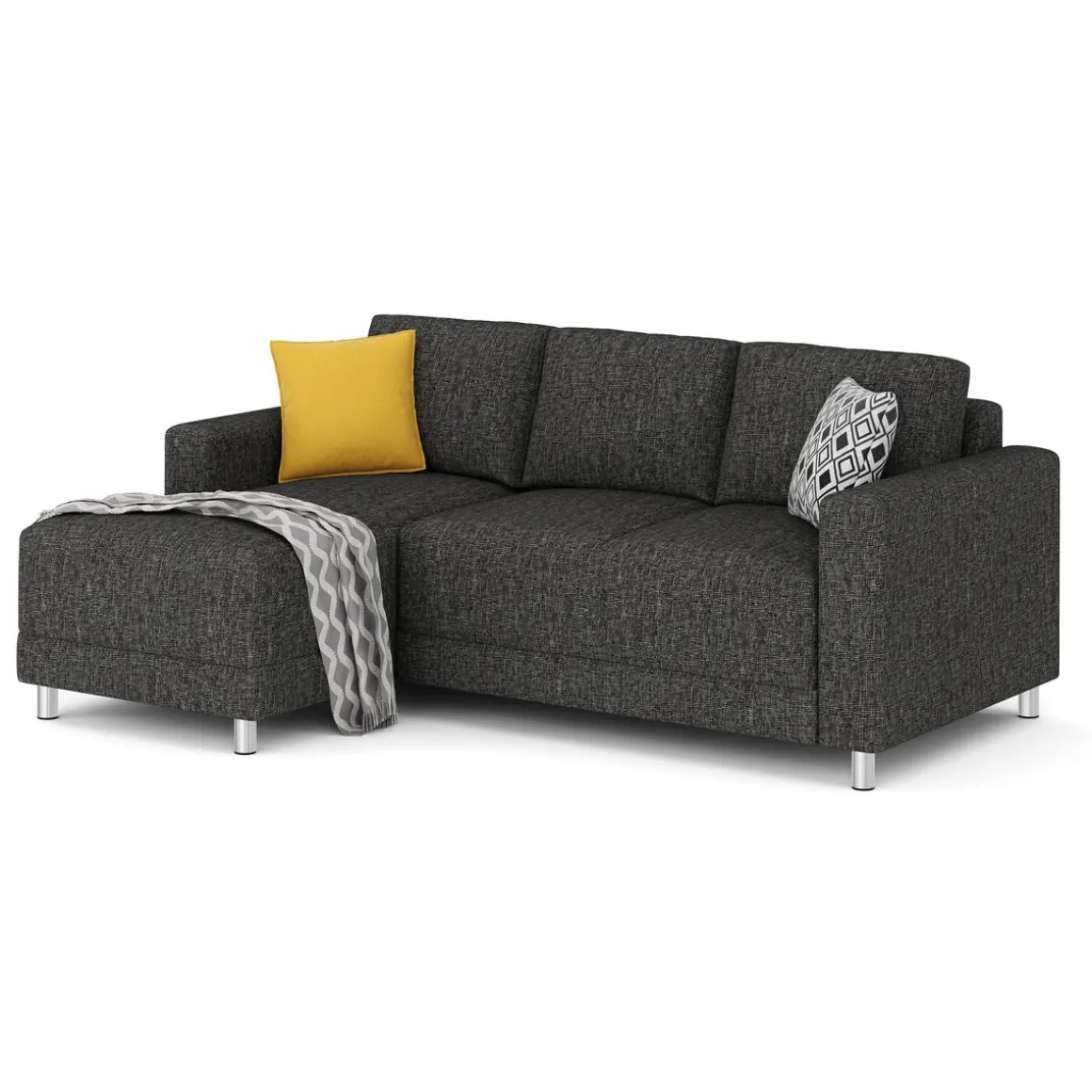Ecksofa ERIN links anthrazit