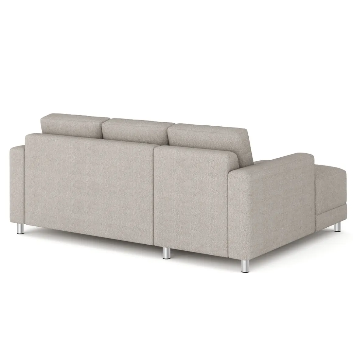 Ecksofa ERIN links grau/beige